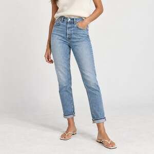 GRLFRND Piper Super High Rise Slim Crop Jeans Laurel Canyon Blue 27